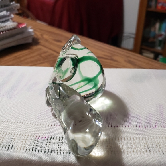 Beautiful Glass Turtle with green swirls by Gorgeous Designs - Picture 6 of 7